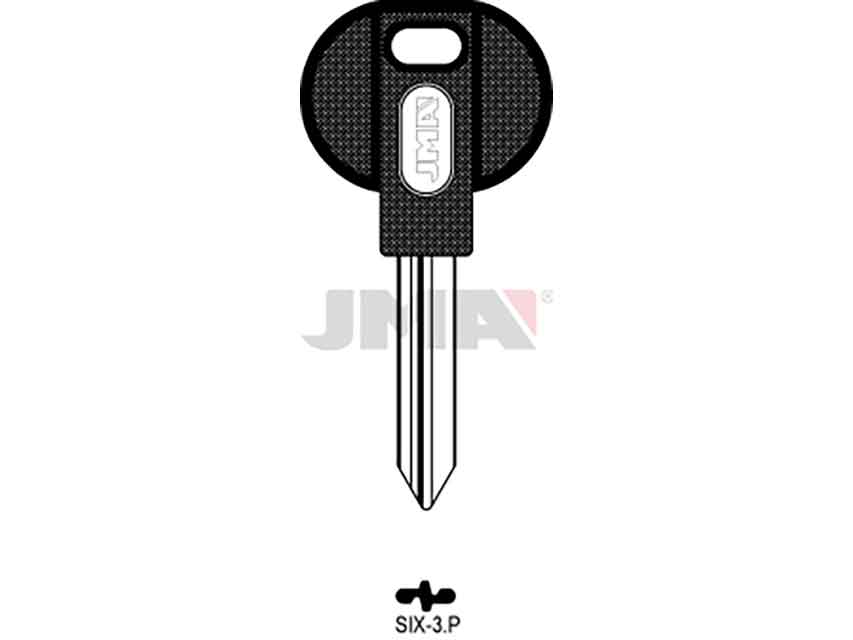 LLAVES ESPECIAL SIX-3P  PLASTICO COCHE