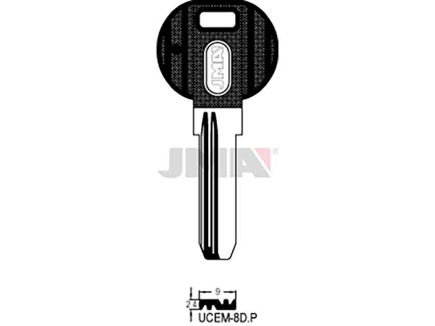 LLAVES ESPECIAL UCEM-8DP C/PLASTICO