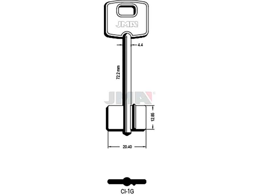 LLAVES GORJA CI-1G    D/PALETON