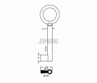 LLAVES ARMARIO A-1G(L)     LATON