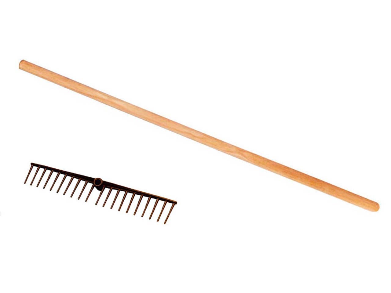 MANGO MADERA PARA RASTRILLO PLÁSTICO