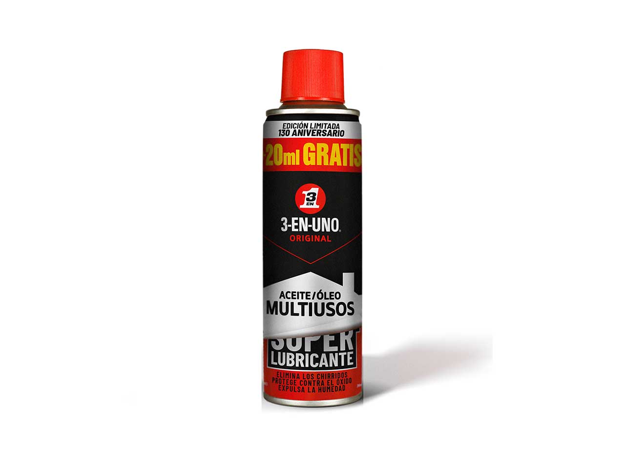LUBRICANTE 3-EN-UNO SPRAY 200ml +20ml GRATIS