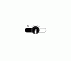 CERRADURA BUZON ARREGUI MADERA H3500 CROMADO
