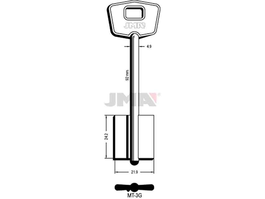 LLAVES GORJA MT-3G    D/PALETON