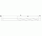 BROCA ACERO RAPIDO TIVOLY DIN-338 HSS 1mm