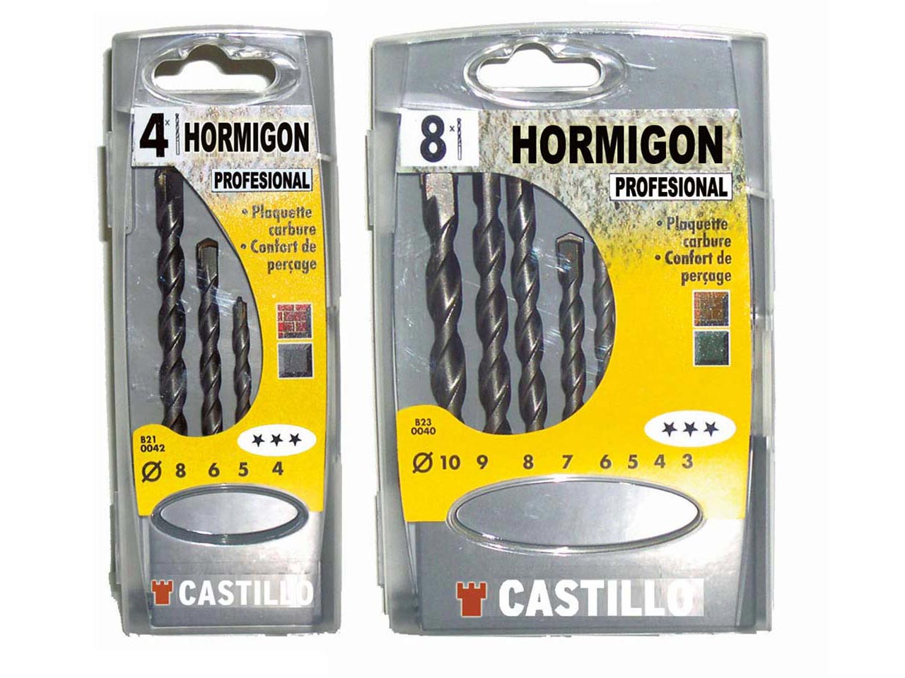 ESTUCHE 4 BROCAS TIVOLY HORMIGÓN PROFESIONAL