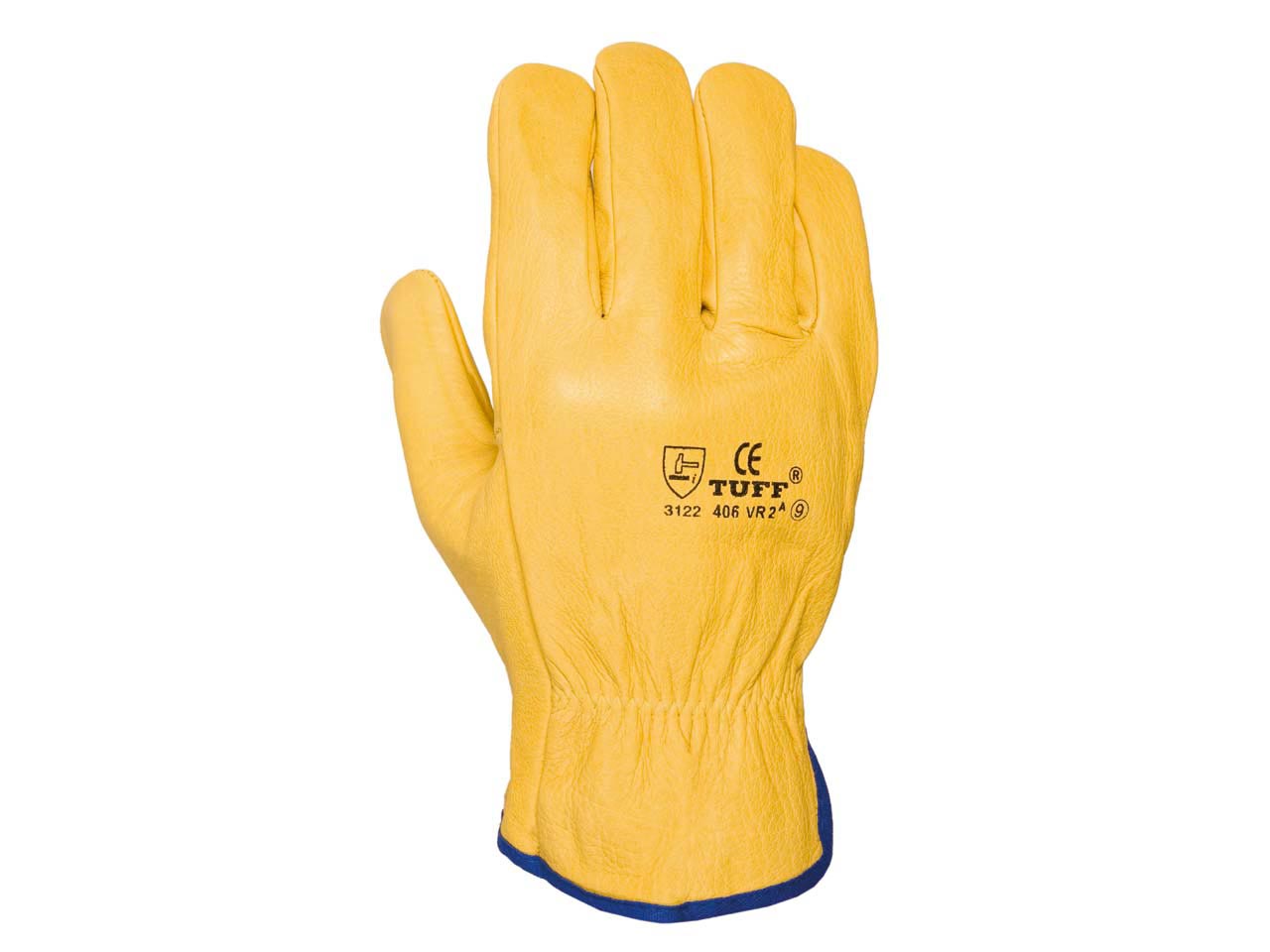 GUANTE FLOR VACUNO AMARILLO