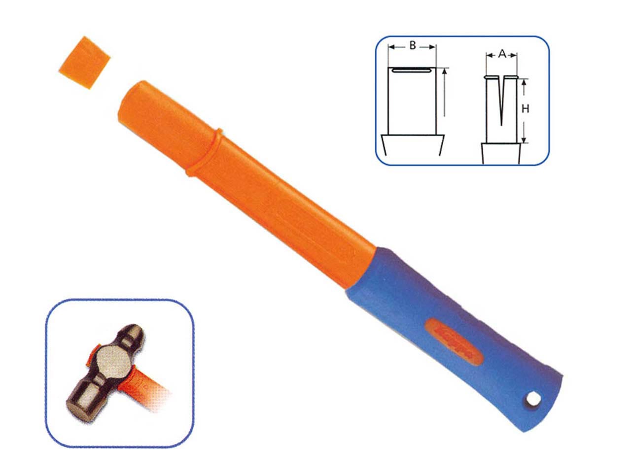 MANGO FIBRA MARTILLO BOLA