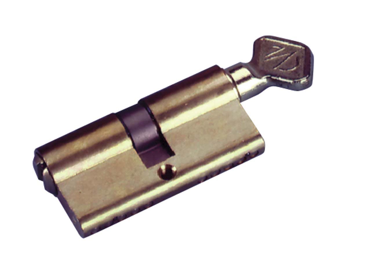 CILINDRO SEGURIDAD CVL LATON CON POMO SERIE 6982 R 15mm