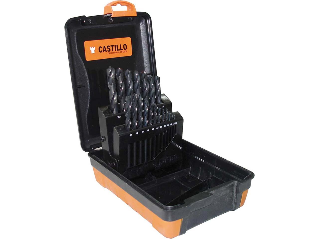 ESTUCHE 19 BROCAS TIVOLY METAL DIN-338 HSS