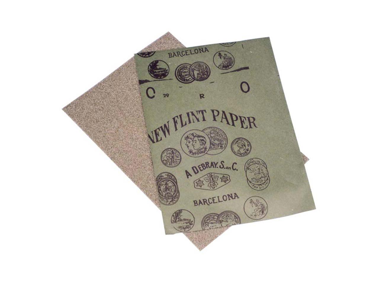 PLIEGO PAPEL LIJA MADERA MEDALLA