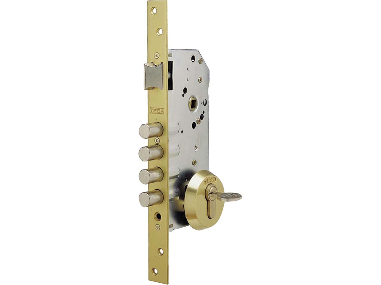 CERRADURA EMBUTIR SEGURIDAD TESA R100