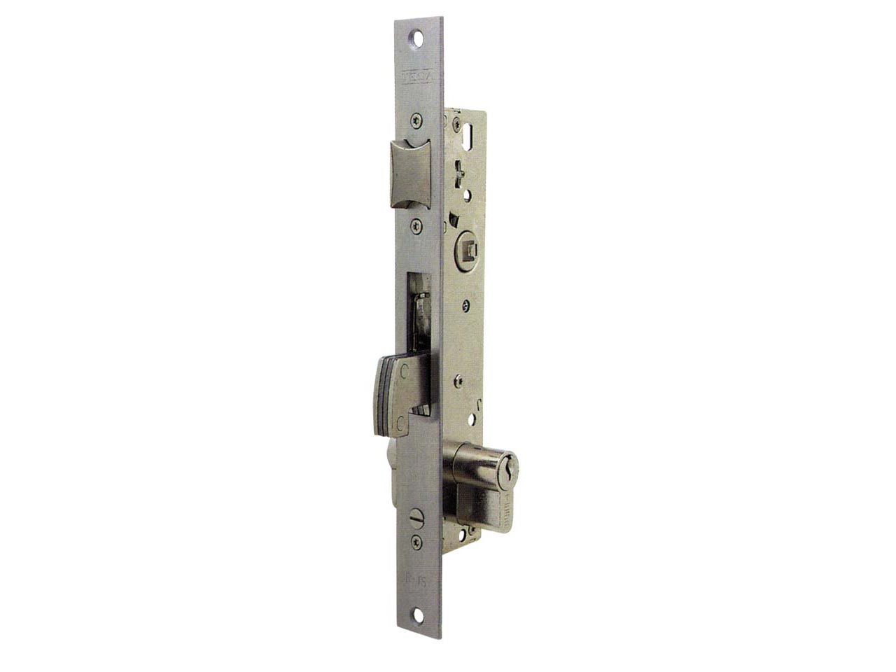 CERRADURA EMBUTIR SEGURIDAD METAL 2240 NIQUELADO