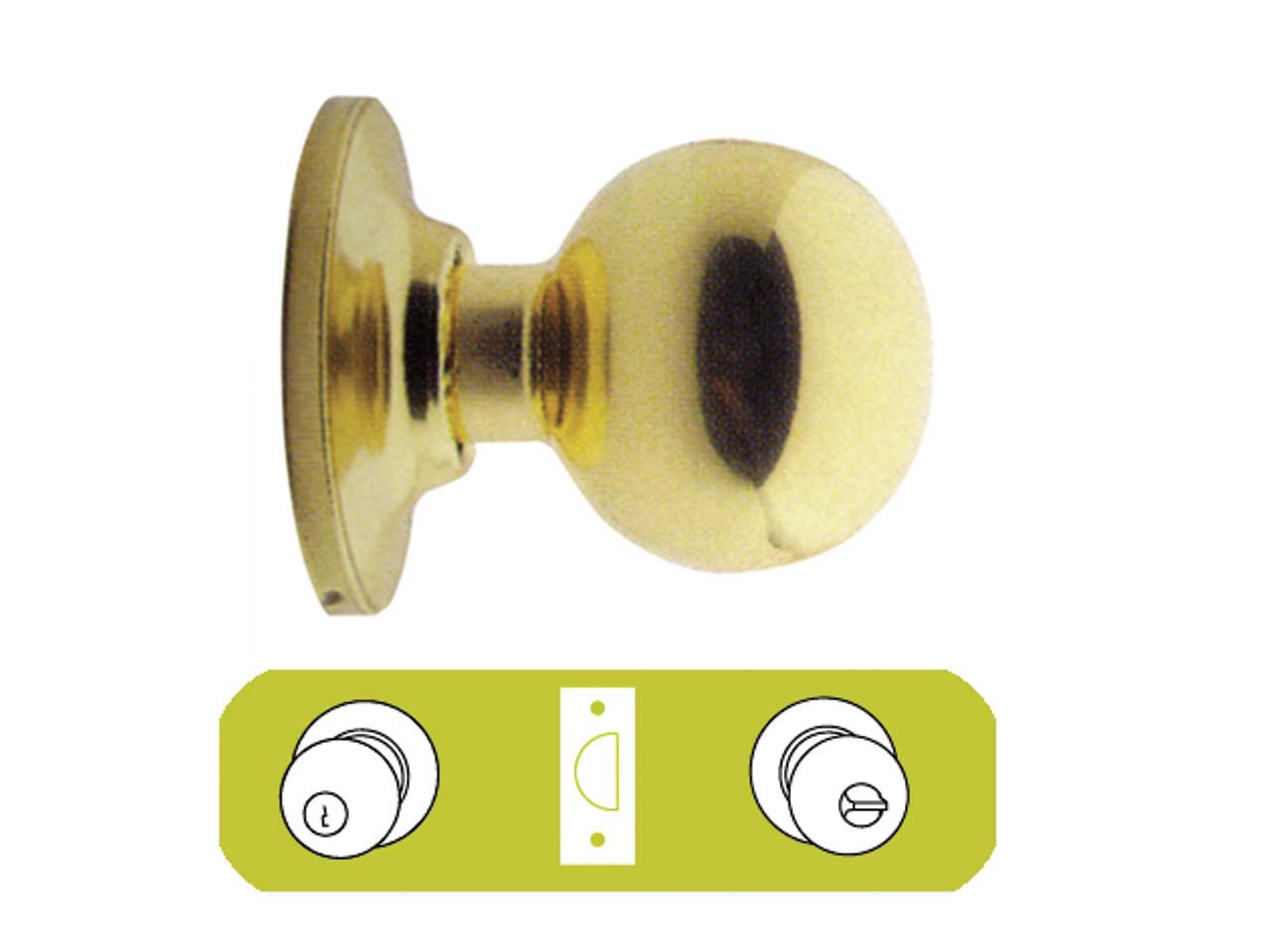 CERRADURA POMO ENTRADA TESA 3900 70