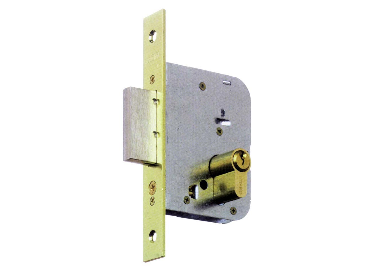 CERRADURA EMBUTIR MADERA CON CILINDRO MCM 1612