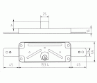 CERRADURA MCM PUERTAS ENROLLABLES / BASCULANTES 1511V