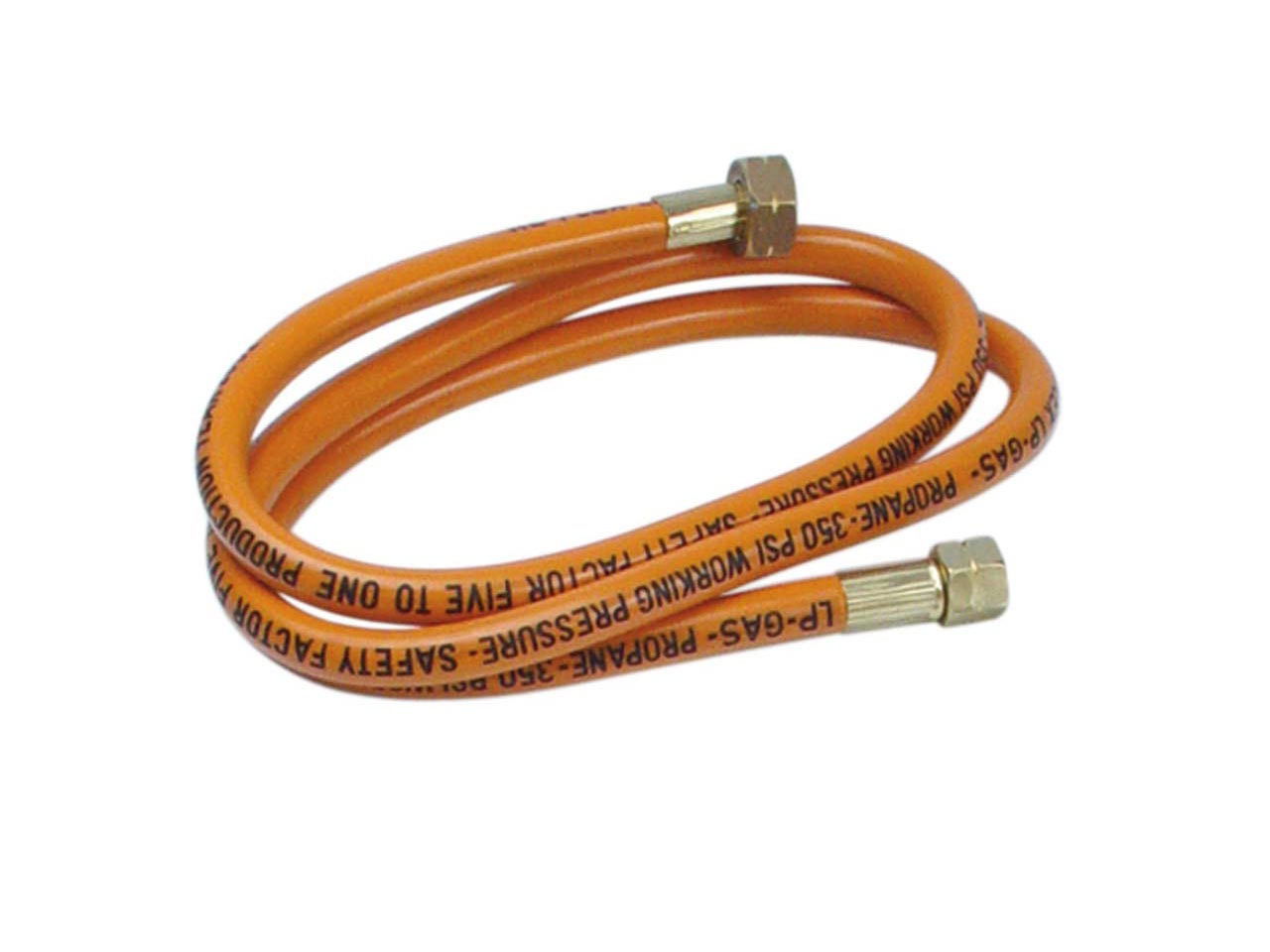 TUBO GOMA PARA GAS CON RACORES