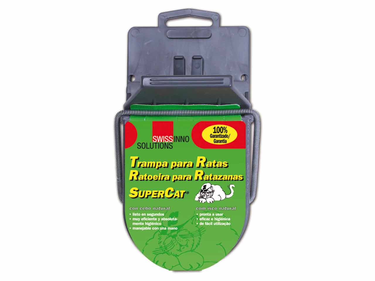 SUPERCAT TRAMPA PARA RATAS Y CEBO
