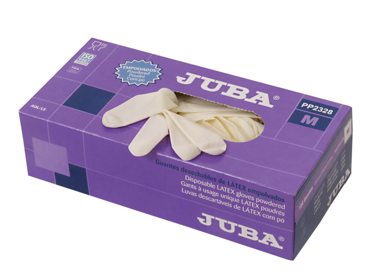 GUANTE DESECHABLE LÁTEX (100uds)