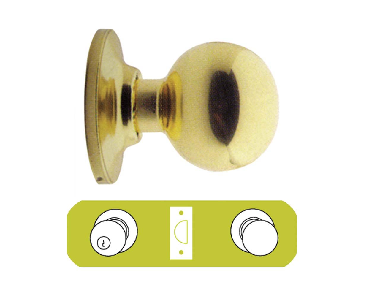 CERRADURA POMO ENTRADA TESA 3902 70