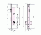 CERRADURA EMBUTIR CVL METAL CILINDRO EUROPERFIL 1984 20mm