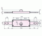 CERRADURA CVL METAL PUERTAS ENROLLABLES / BASCULANTES 11A