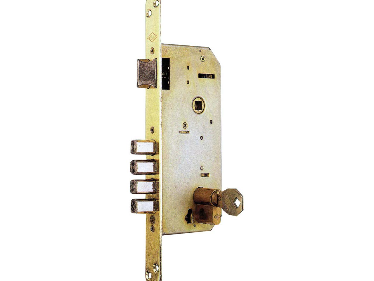 CERRADURA SEGURIDAD EMBUTIR CVL MADERA CILINDRO EUROPERFIL 4001