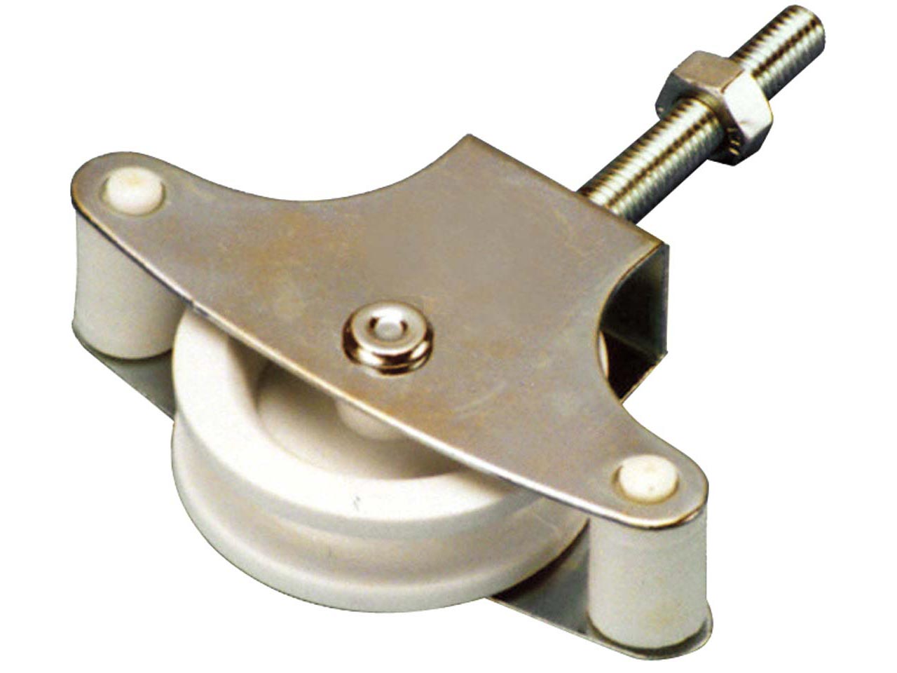 POLEA TENDEDERO PLÁSTICO CON TORNILLO METRICA