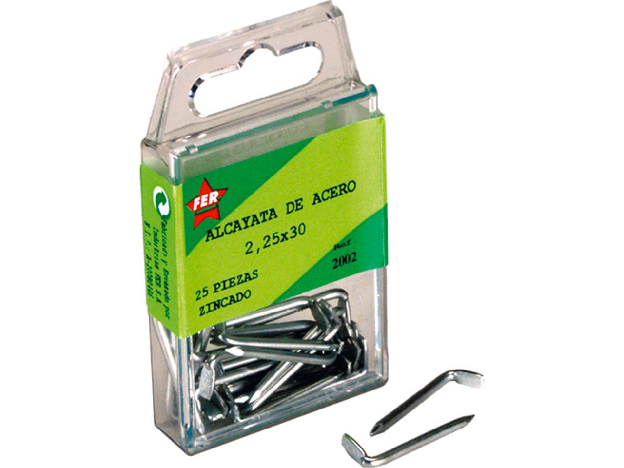 ESTUCHE ALCAYATA ACERO CINCADO