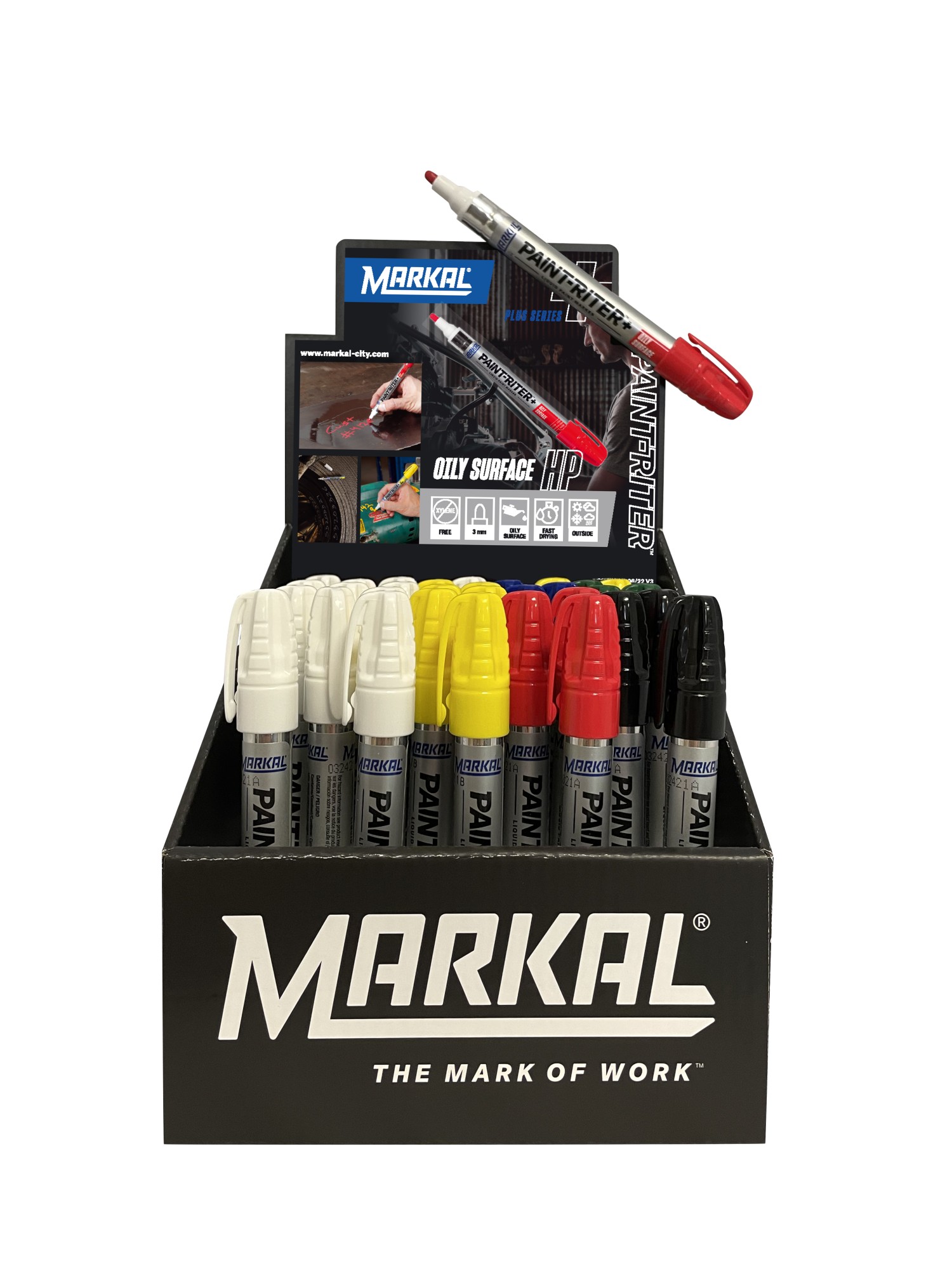 PAINT-RITER+ OILY SURFACE EXPOSITOR 32 MARCADORES