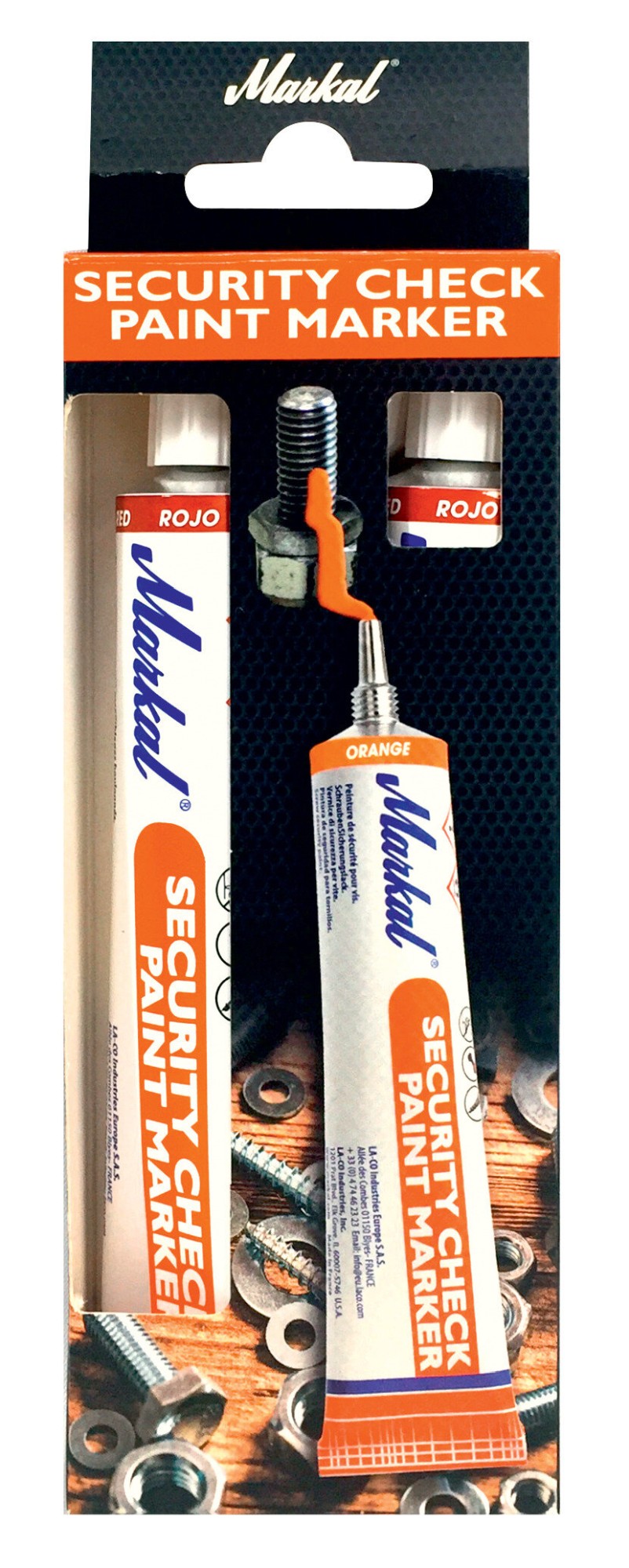 SECURITY CHECK ORIGINAL RETAIL PACK (2 ROJO)