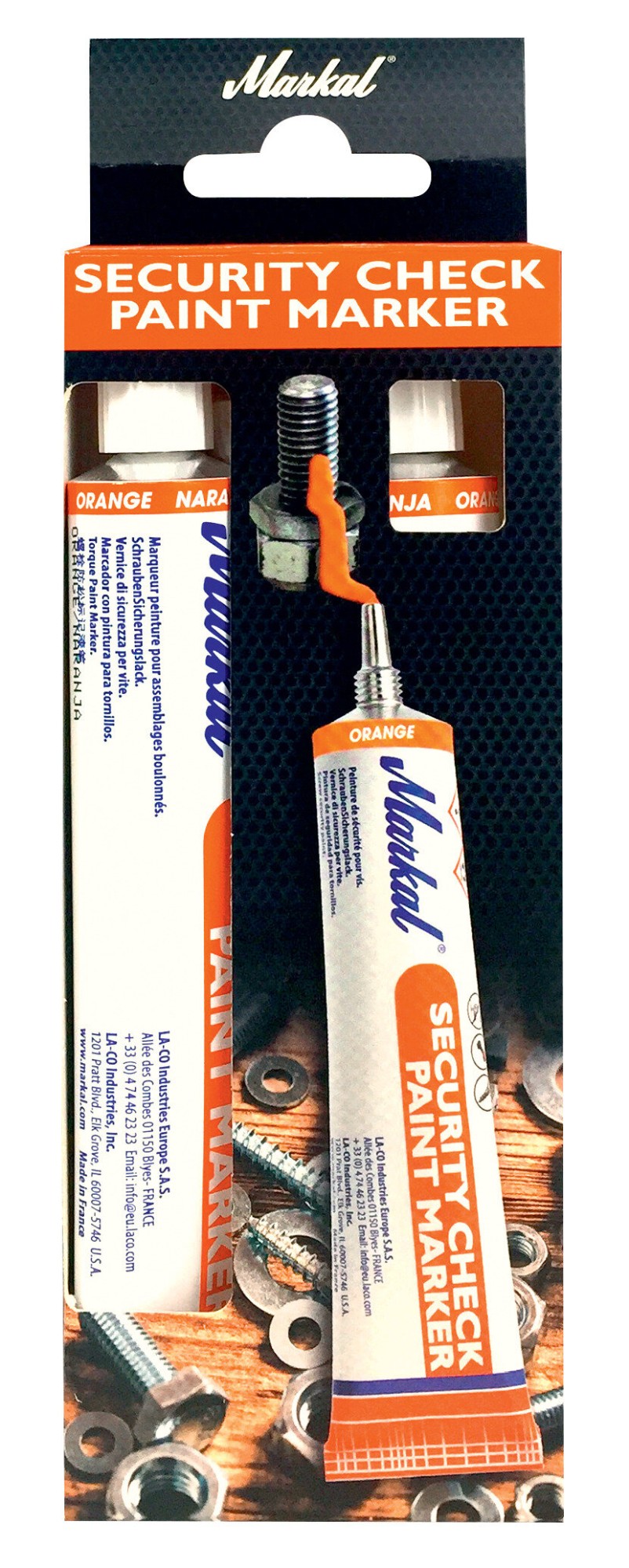 SECURITY CHECK ORIGINAL RETAIL PACK (2 NARANJA)