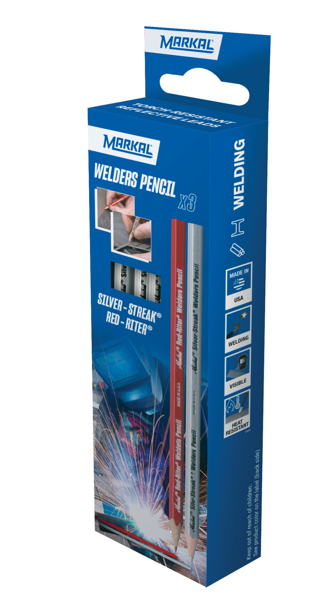 WELDER PENCILS RETAIL PACK (3 PLATA)