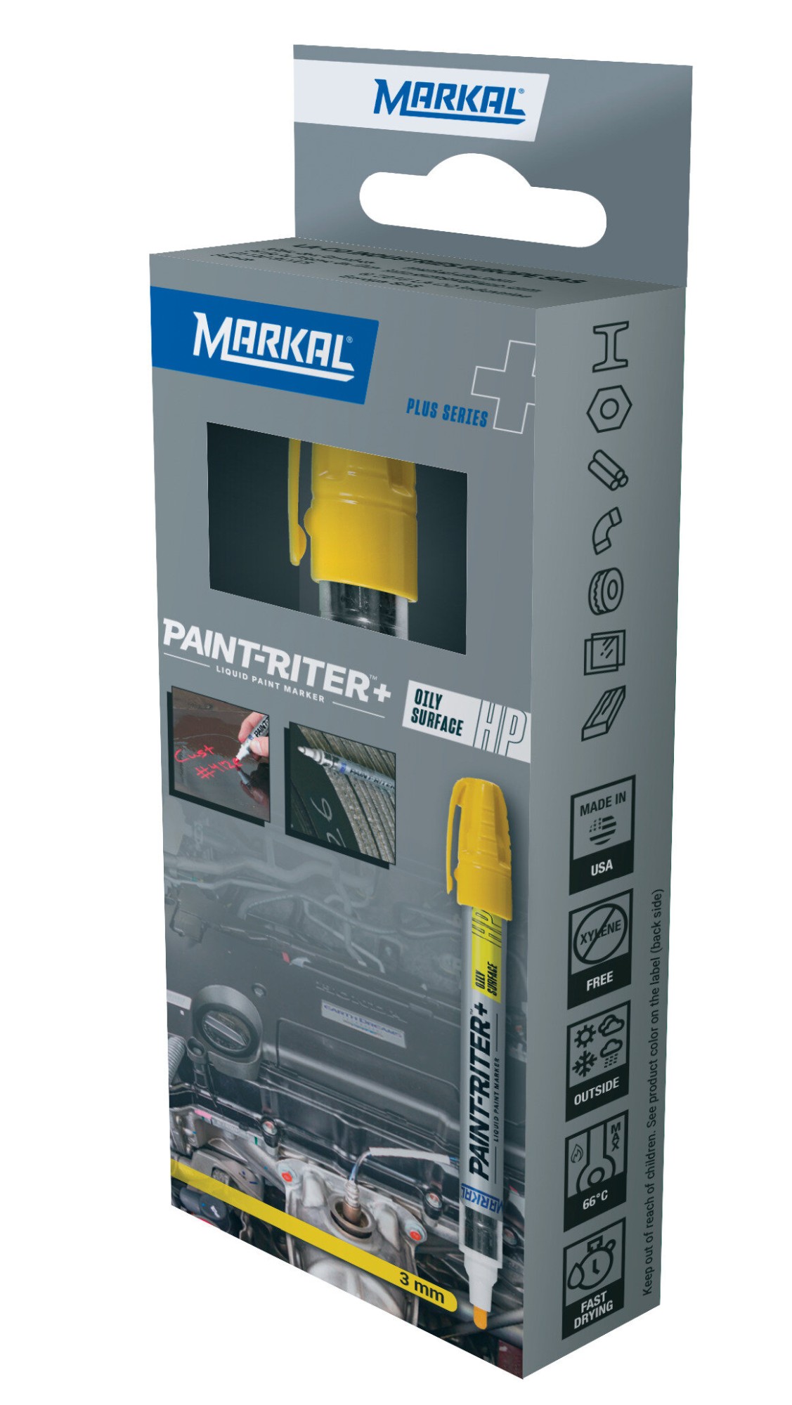 PAINT-RITER+ OILY SURFACE RETAIL PACK (1 AMARIILLO)