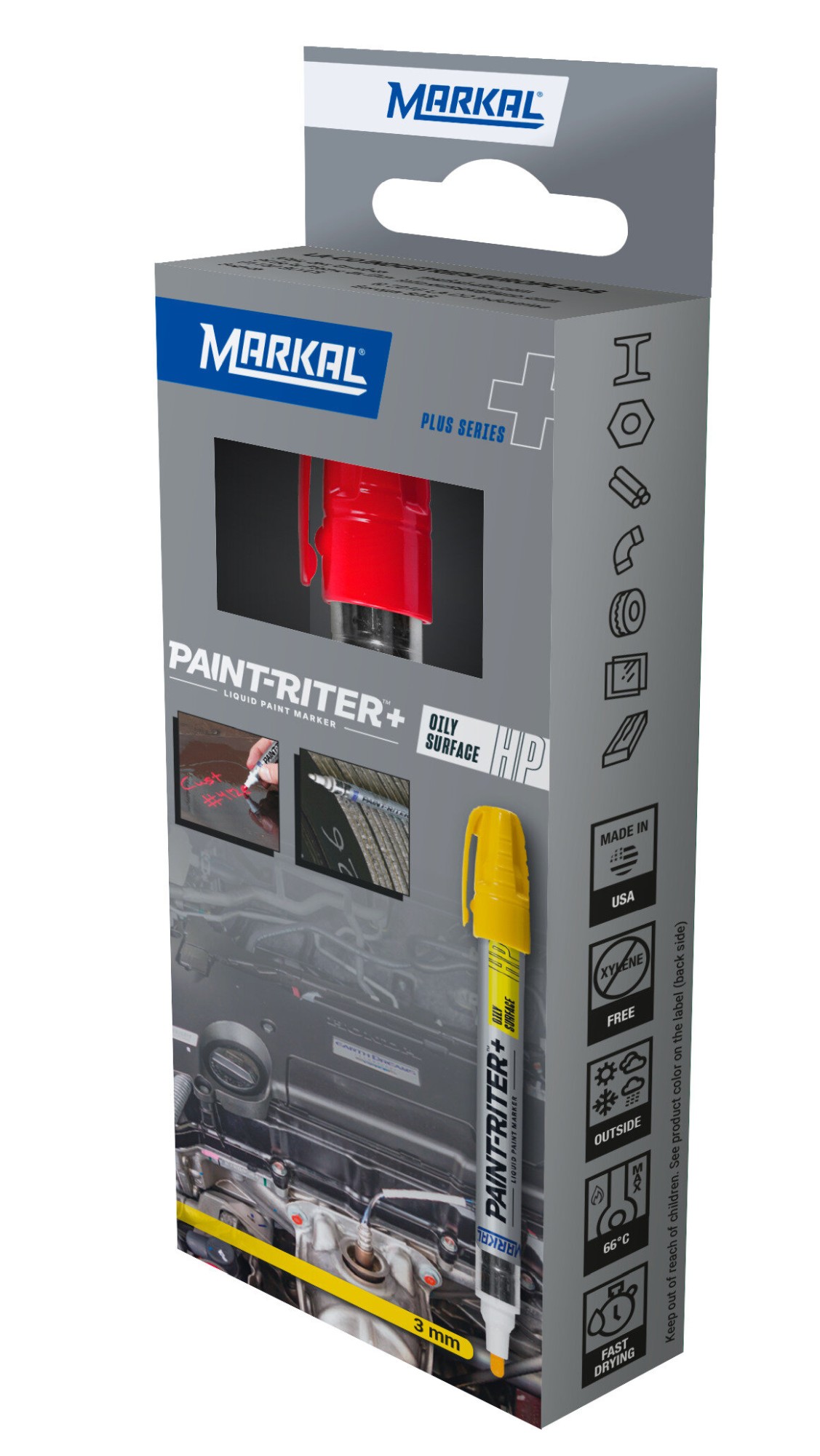 PAINT-RITER+ OILY SURFACE RETAIL PACK (1 ROJO)