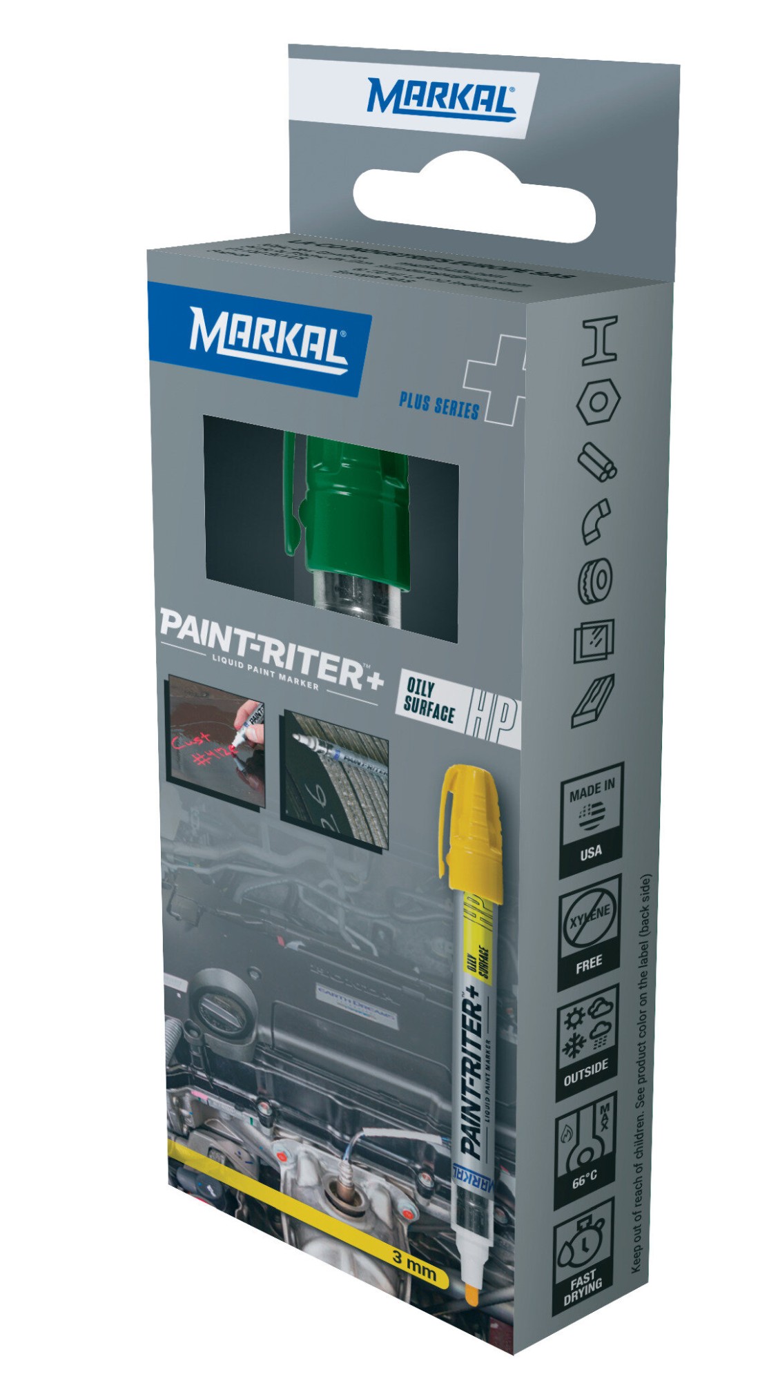 PAINT-RITER+ OILY SURFACE RETAIL PACK (1 VERDE)