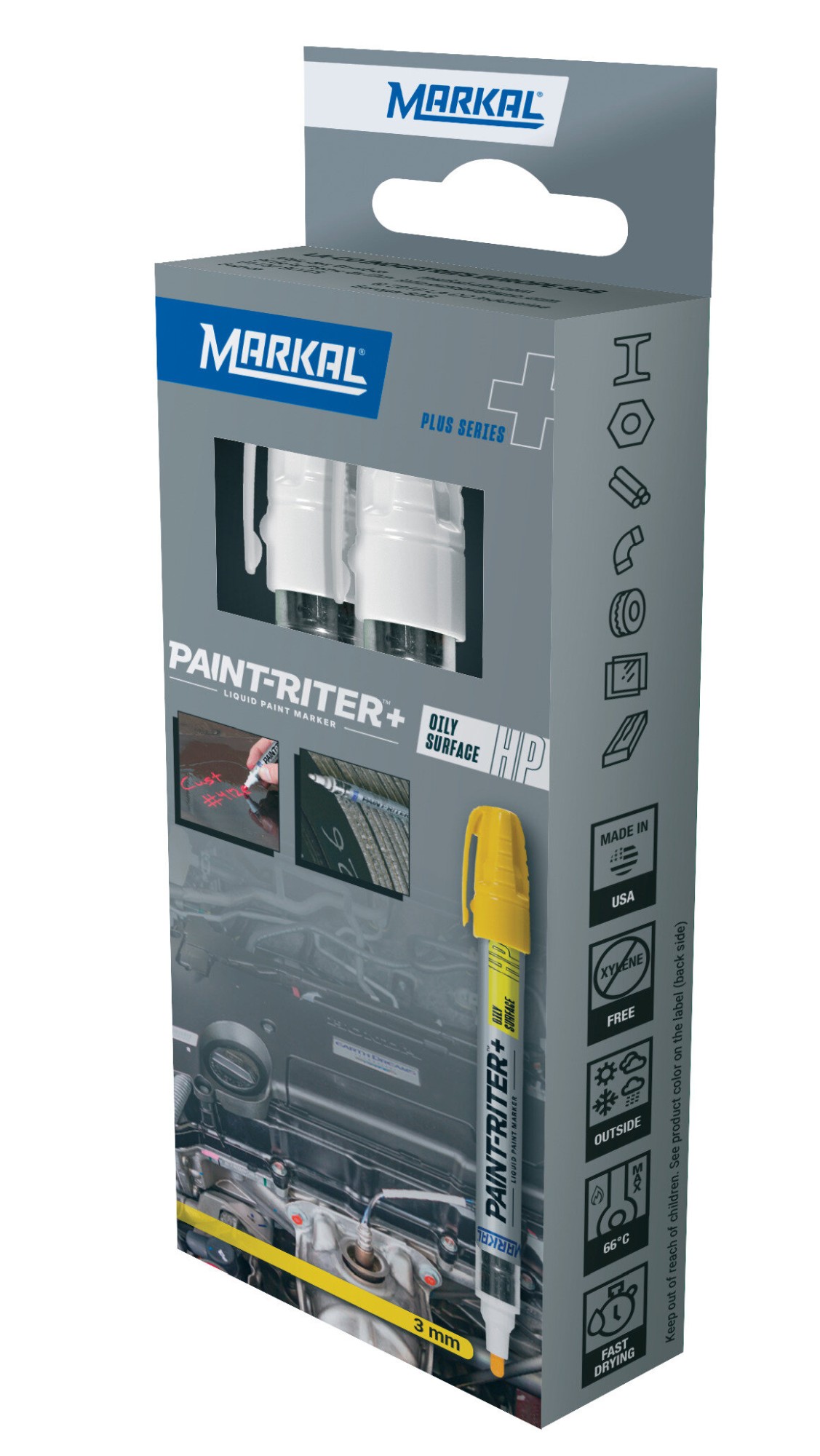 PAINT-RITER+ OILY SURFACE RETAIL PACK (2 BLANCO)