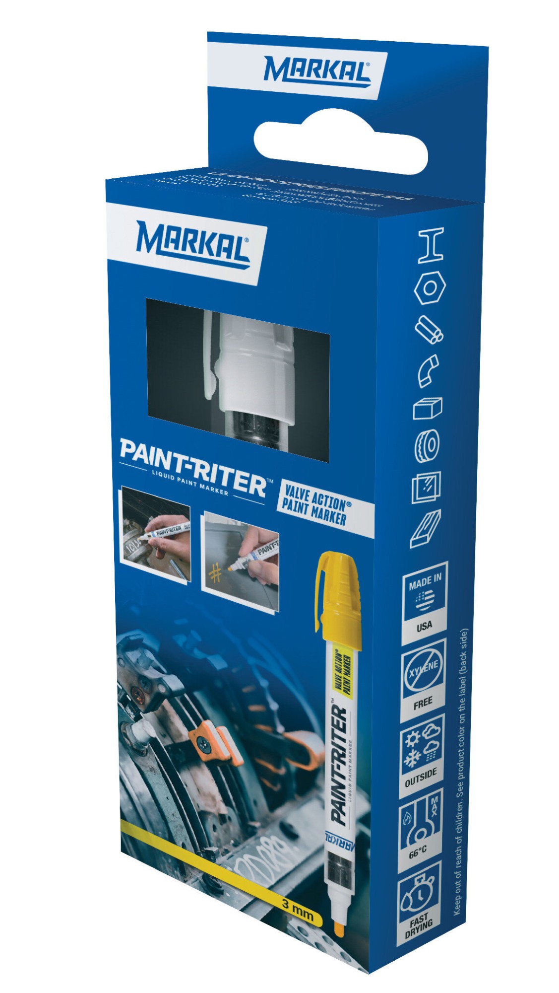 PAINT-RITER VALVE ACTION RETAIL PACK (1 BLANCO)