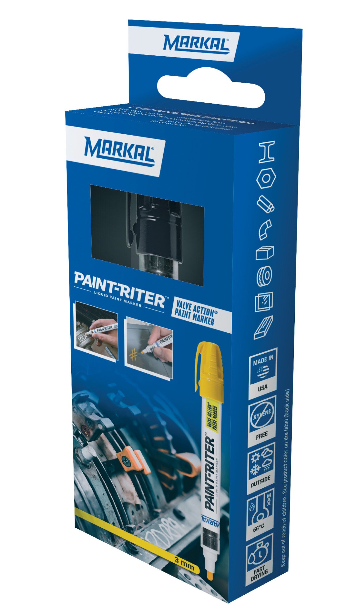 PAINT-RITER VALVE ACTION RETAIL PACK (1 NEGRO)