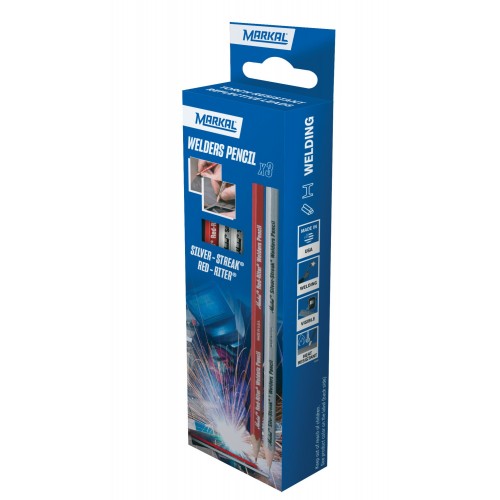 WELDER PENCILS RETAIL PACK (2 PLATA 1 ROJO)