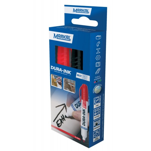 DURA-INK BULLET RETAIL PACK (1 NEGRO 1 ROJO)