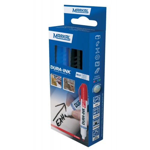 DURA-INK BULLET RETAIL PACK (1 NEGRO 1 AZUL)