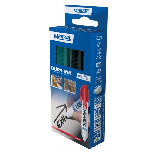 DURA-INK BULLET RETAIL PACK (1 NEGRO 1 VERDE)