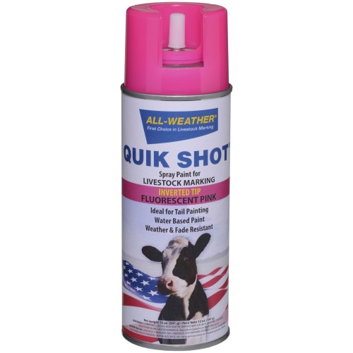 ALL WEATHER QUIK SHOT INVERTED TIP ROSA FLUORESCENTE