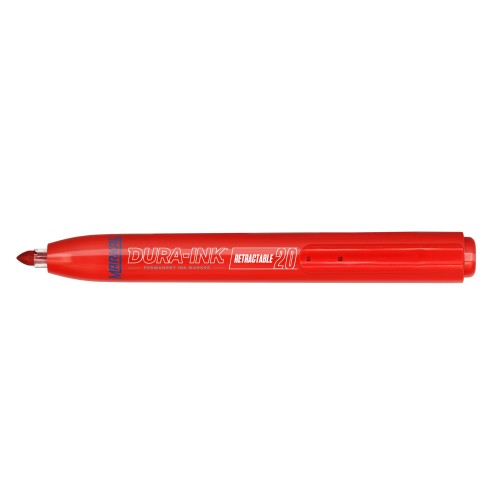 DURA-INK RETRACTABLE 20 ROJO