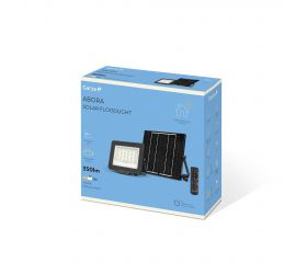 Foco Solar Abora con Sensor Crepuscular GARZA Led con mando 25 m² 350 lúmenes, 4000K