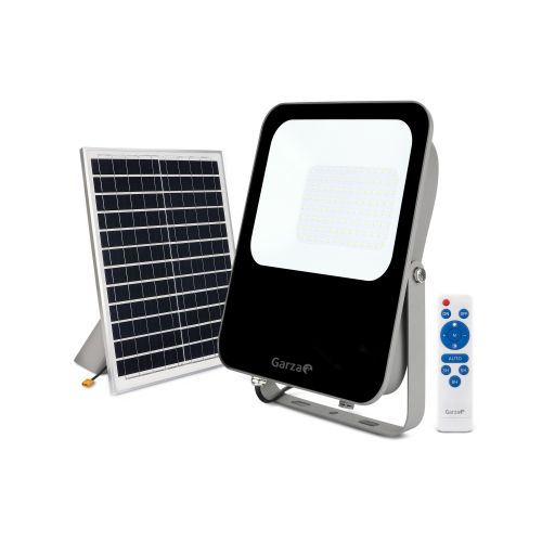 Miniatura Foco Solar con Sensor Crepuscular GARZA Led con mando