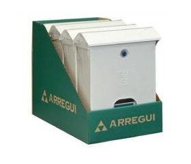 ARREGUI - Buzón Plastico Capacidad A4 Plástico CLASSIC Blanco