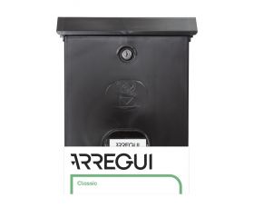 ARREGUI - Buzón Plastico Capacidad A4 Plástico CLASSIC Negro