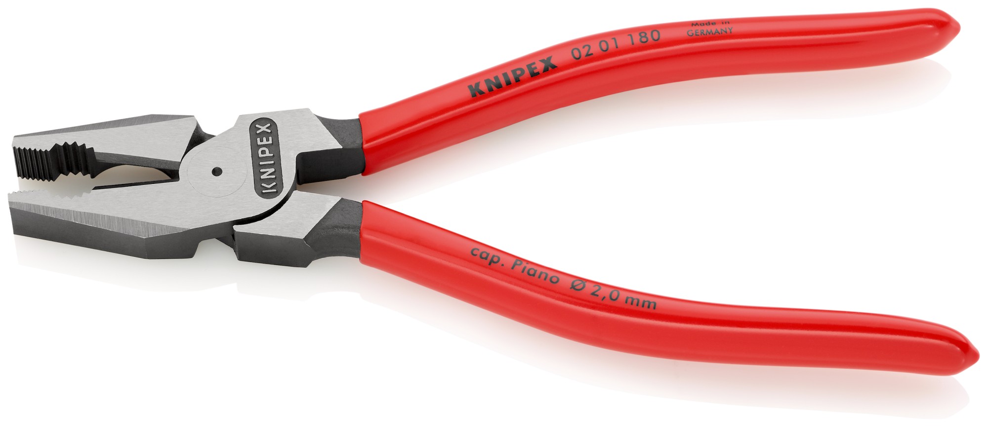 Knipex Alicate universal de fuerza con mangos recubiertos de plástico 180 mm
